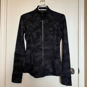 Lululemon Black Camo Define Jacket - Luon - Size 6